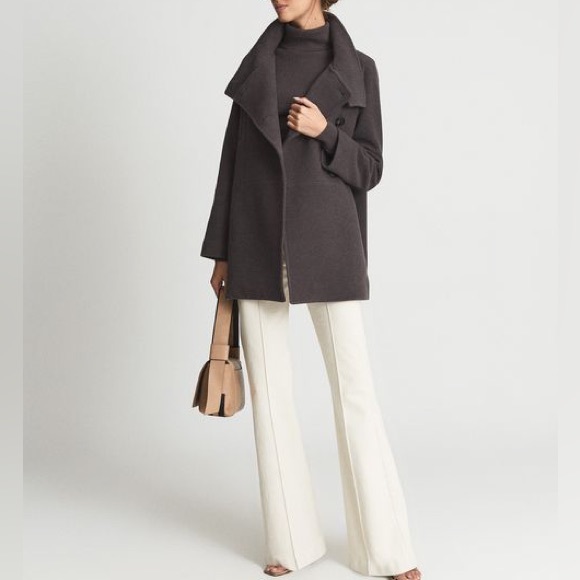 Reiss Jackets & Blazers - REISS NWOT The Bodie Statement Collar Coat | Small